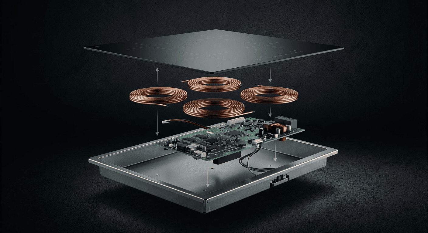 Устройство варочной панели AEG: принцип работы, схема, частые поломки